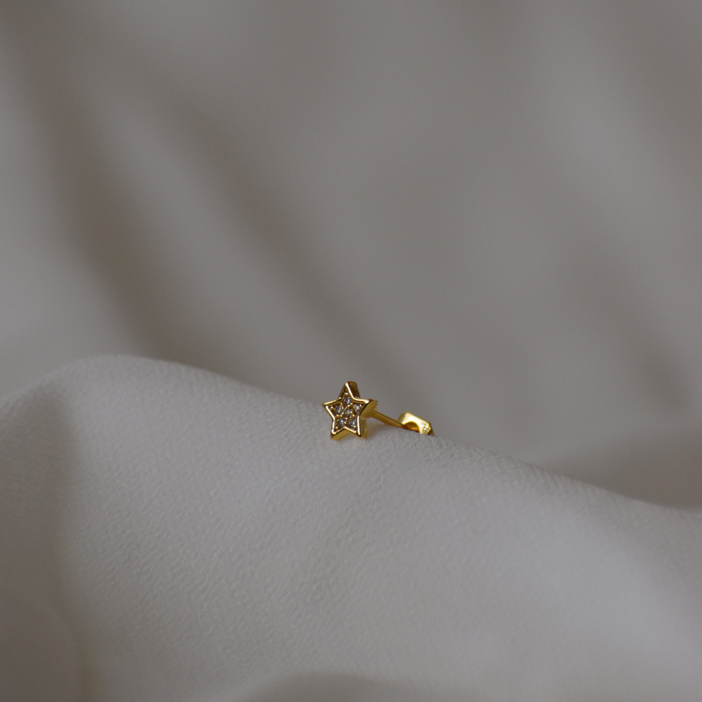 Ohrstecker Stars (wasserfest)