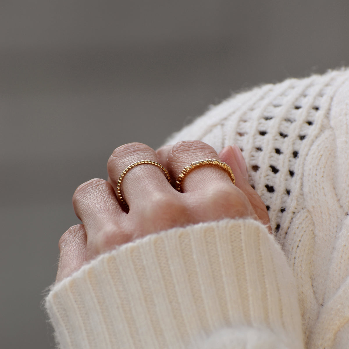 Fingerring Leana (wasserfest)