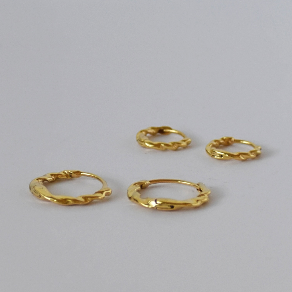 Creolen twistet (in zwei Grössen erhältlich)