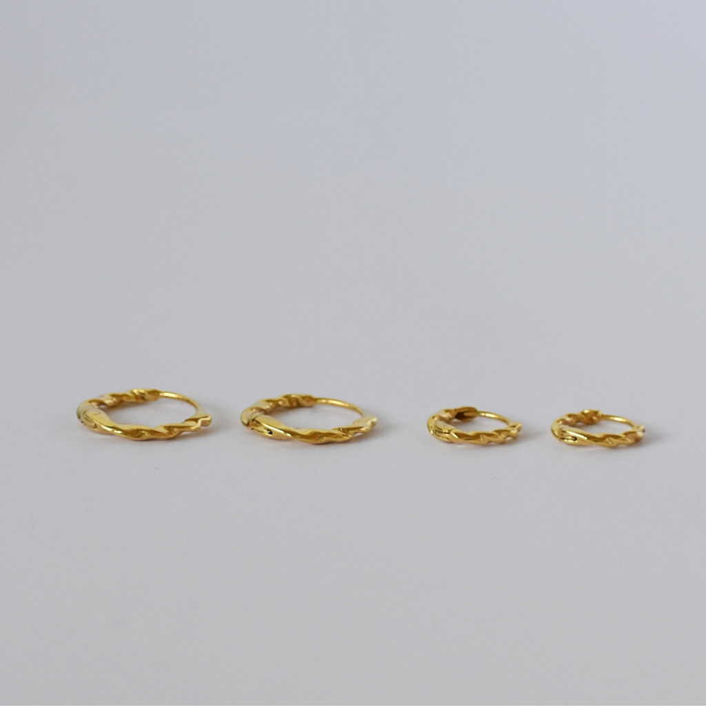 Creolen twistet (in zwei Grössen erhältlich)