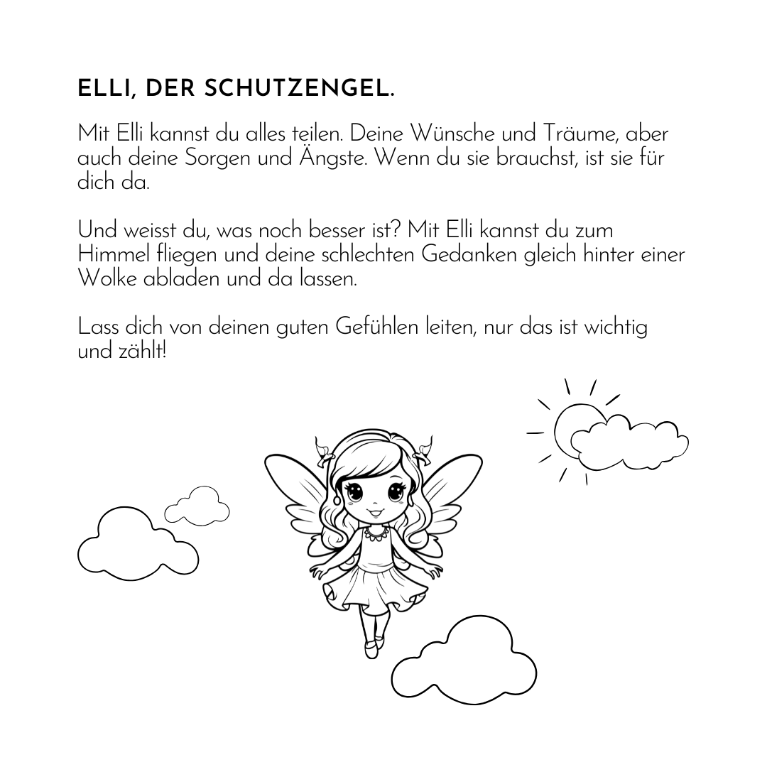 Kinderhalskette | Elli, der Schutzengel