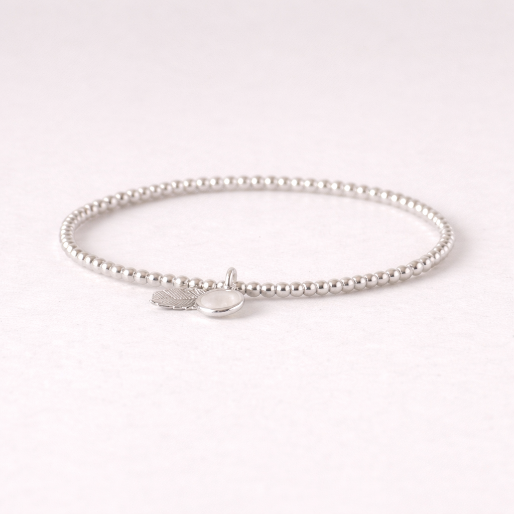 Armband | Mondstein, Feder