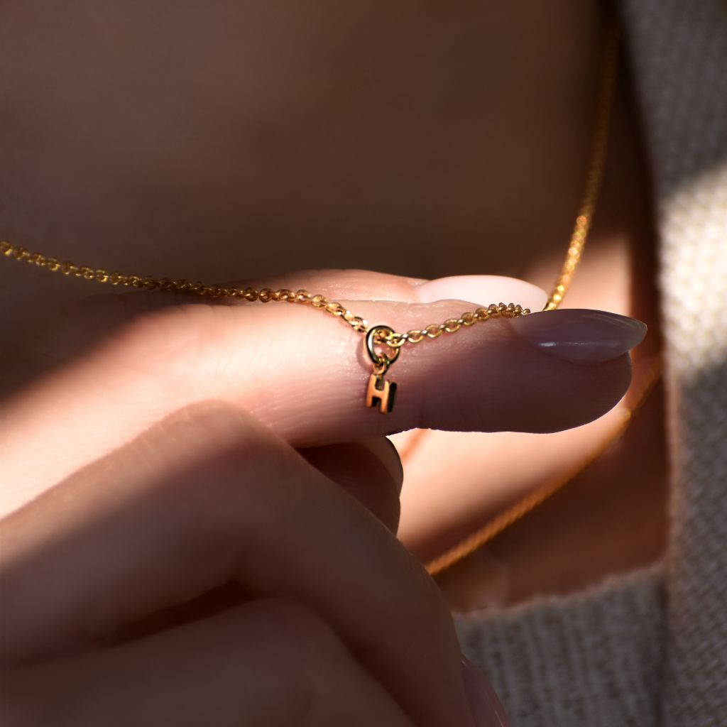 Buchstaben Halskette