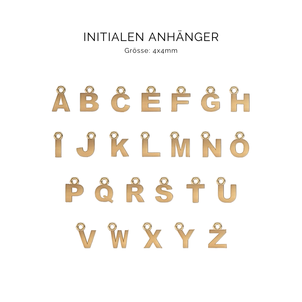 Buchstaben Halskette