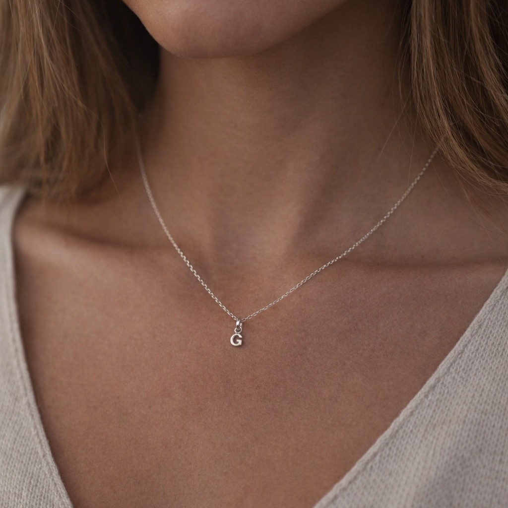 Buchstaben Halskette