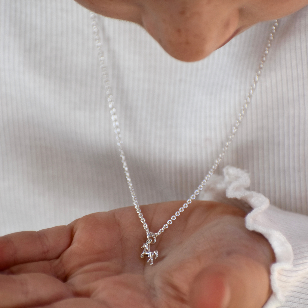 Kinderhalskette | Lilly, das Einhorn