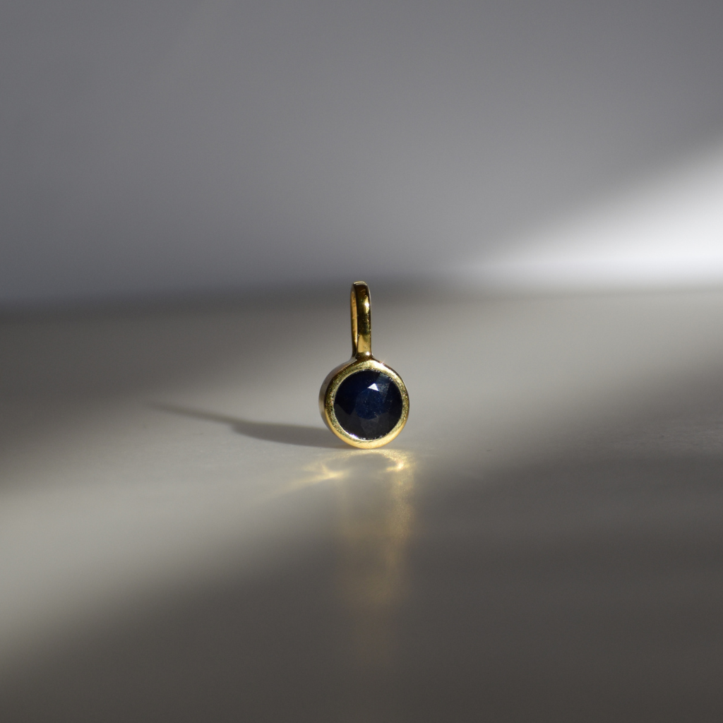 Geburtsstein Halskette September - Saphir