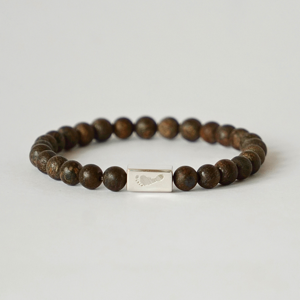 Gravur Armband Rio | Fingerabdruck, Fussabdruck, Schrift, Nasenabdruck