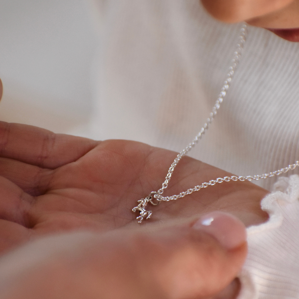 Kinderhalskette | Lilly, das Einhorn