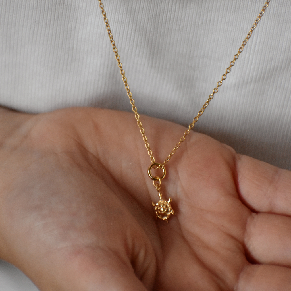 Kinderhalskette | Kiki, die Schildkröte