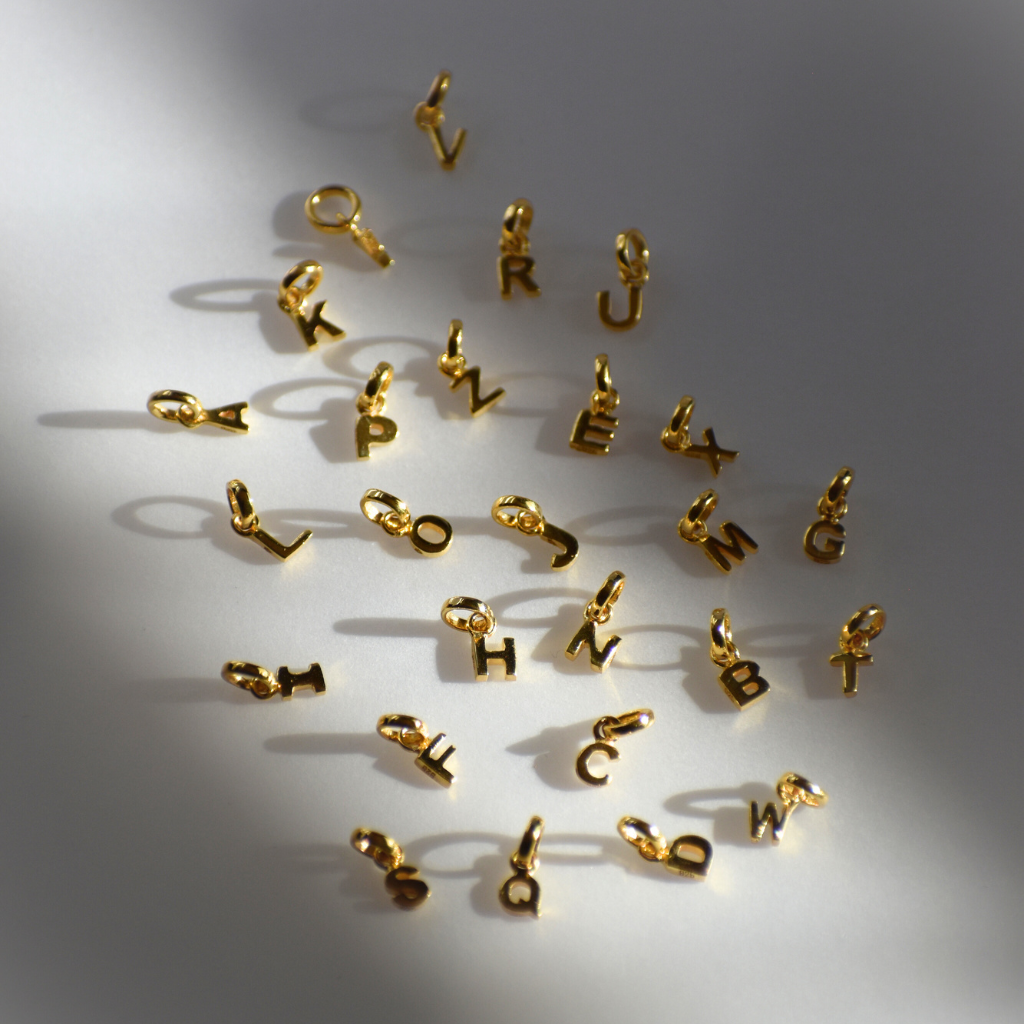 Buchstaben Halskette