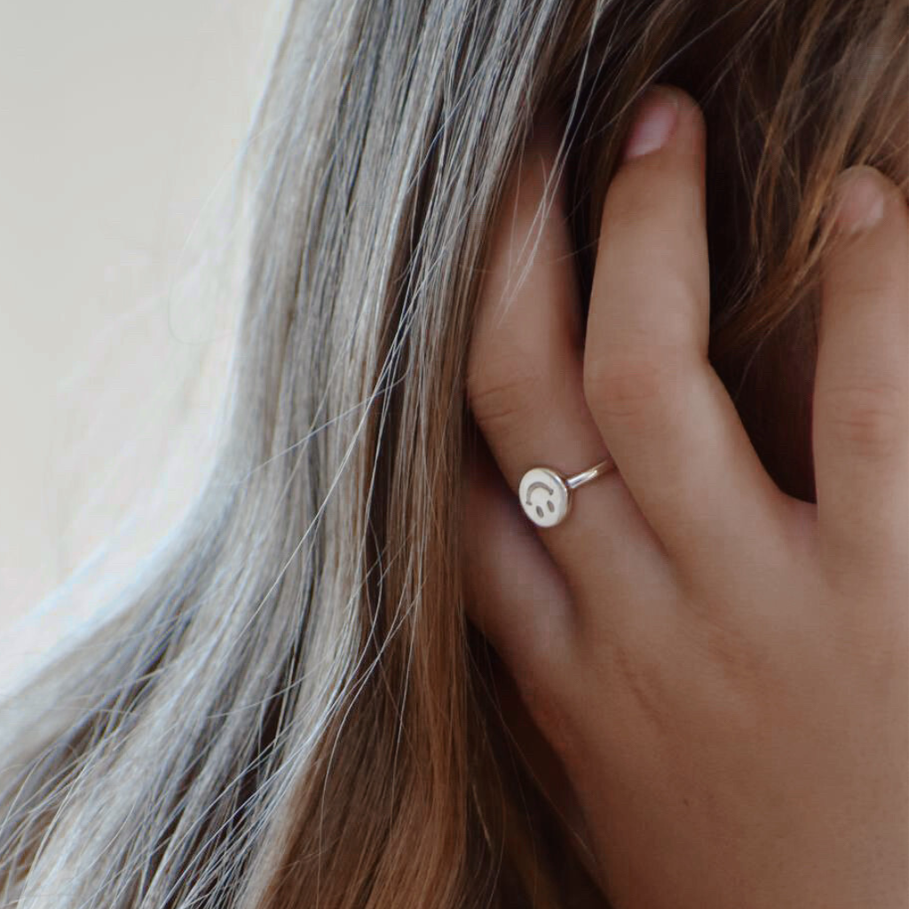 Kinderfingerring | Happy