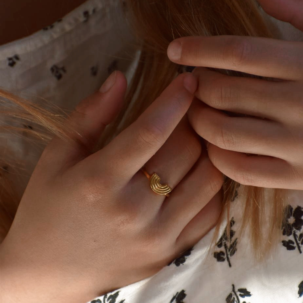 Kinderfingerring | Bibi, der Regenbogen