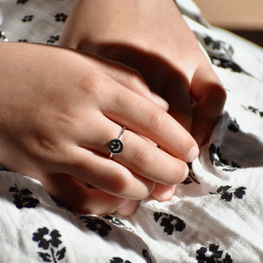 Kinderfingerring | Happy