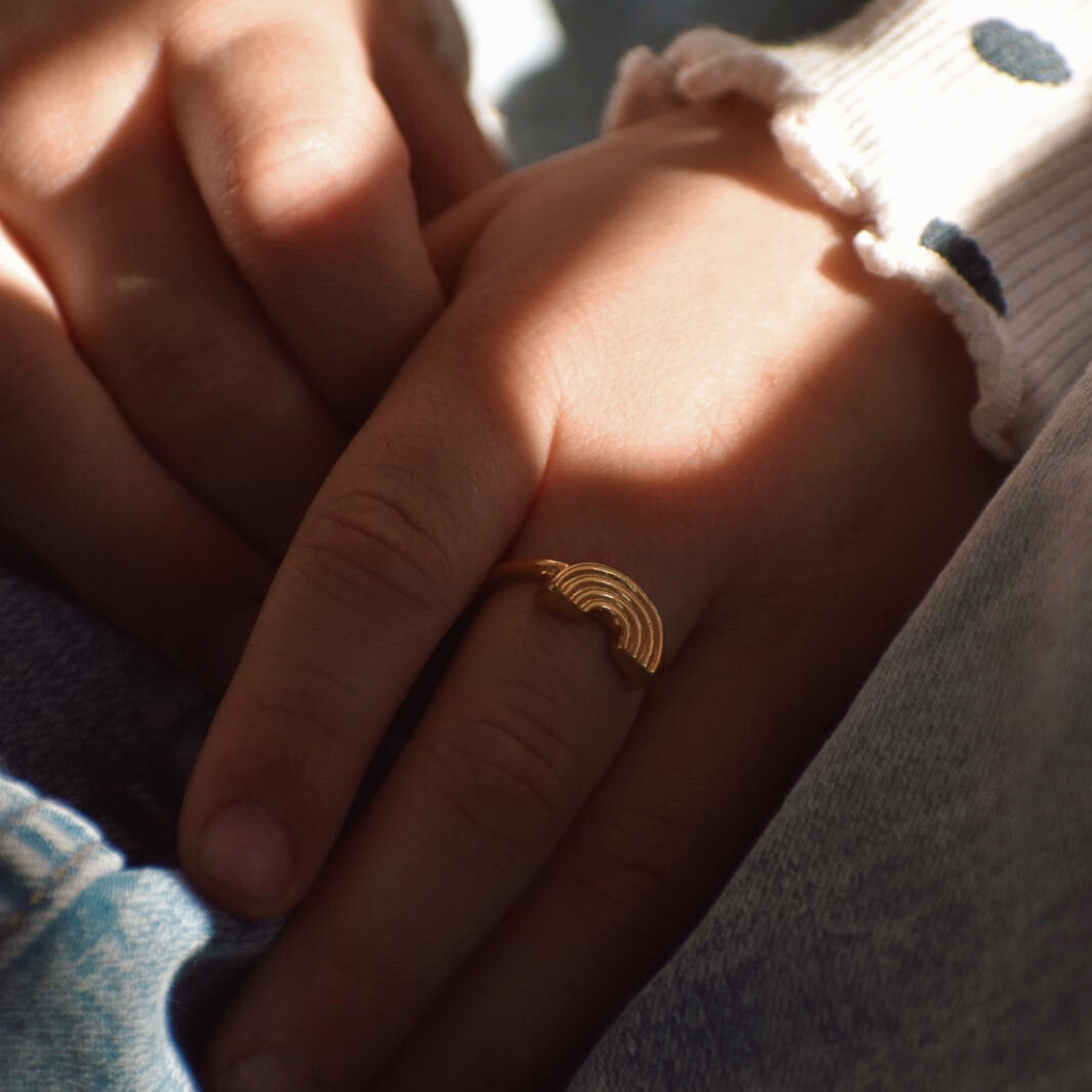 Kinderfingerring | Bibi, der Regenbogen