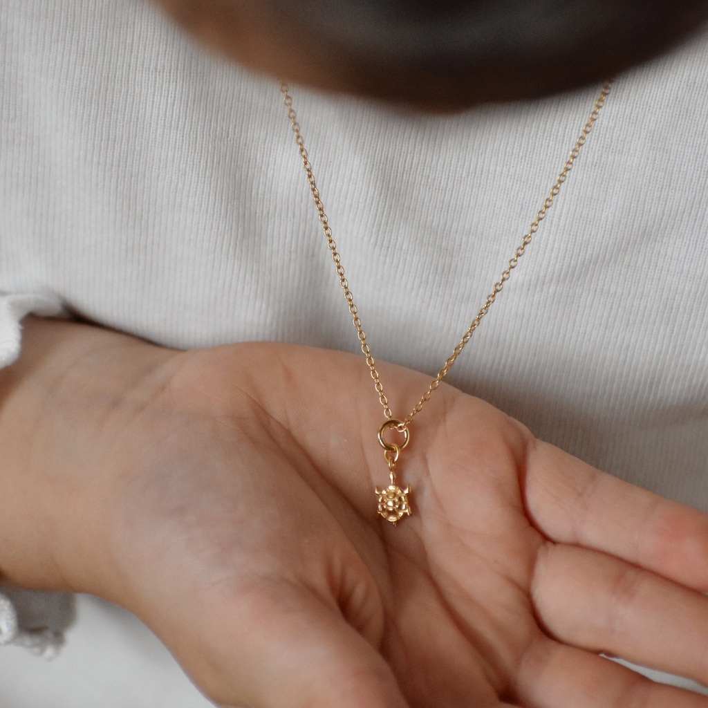 Kinderhalskette | Kiki, die Schildkröte