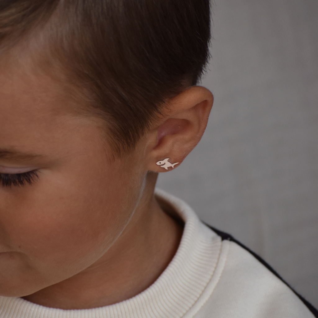 Kinderohrstecker | Henry, der Hai