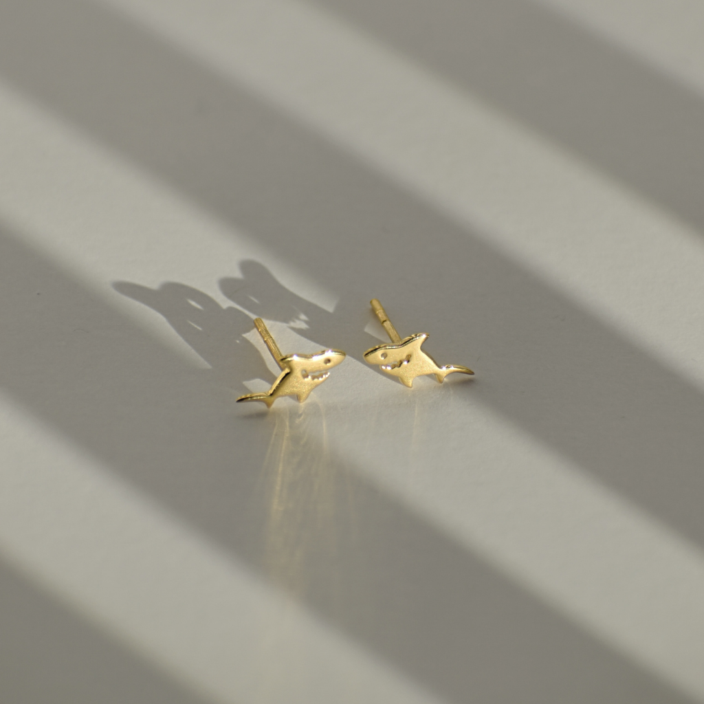 Kinderohrstecker | Henry, der Hai