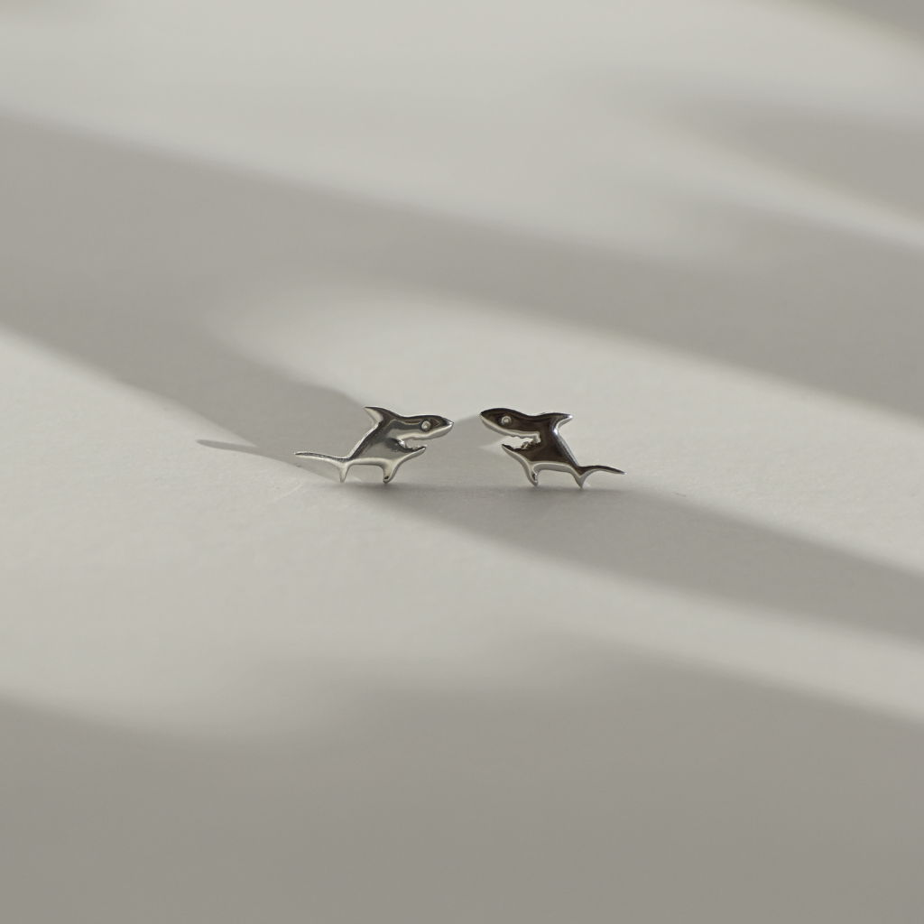 Kinderohrstecker | Henry, der Hai