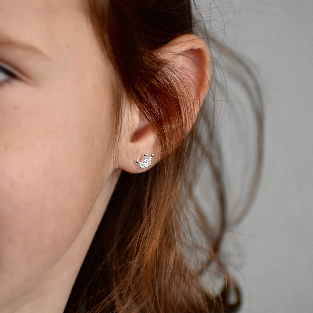 Ohrstecker Krönchen (auch einzeln erhältlich)