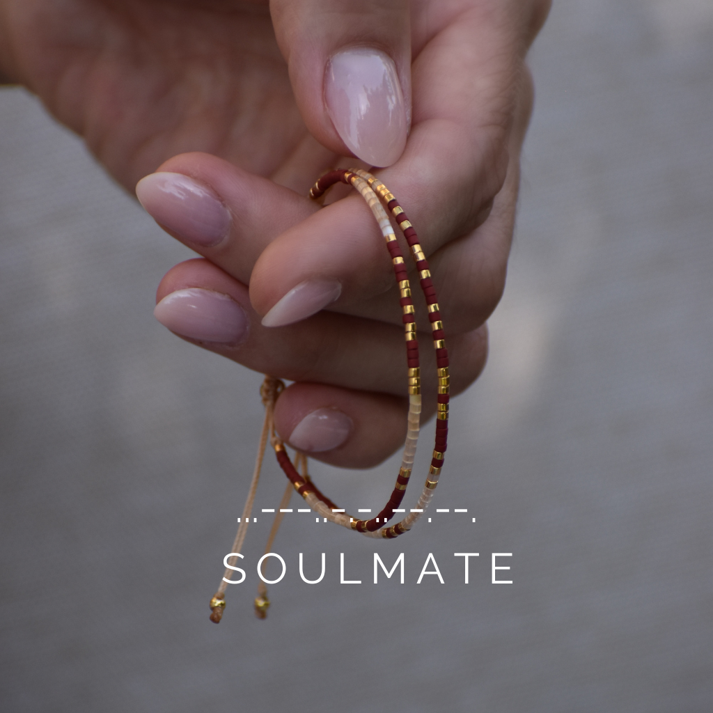 Morsecode-Armband | Soulmate (in drei Farben erhältlich)