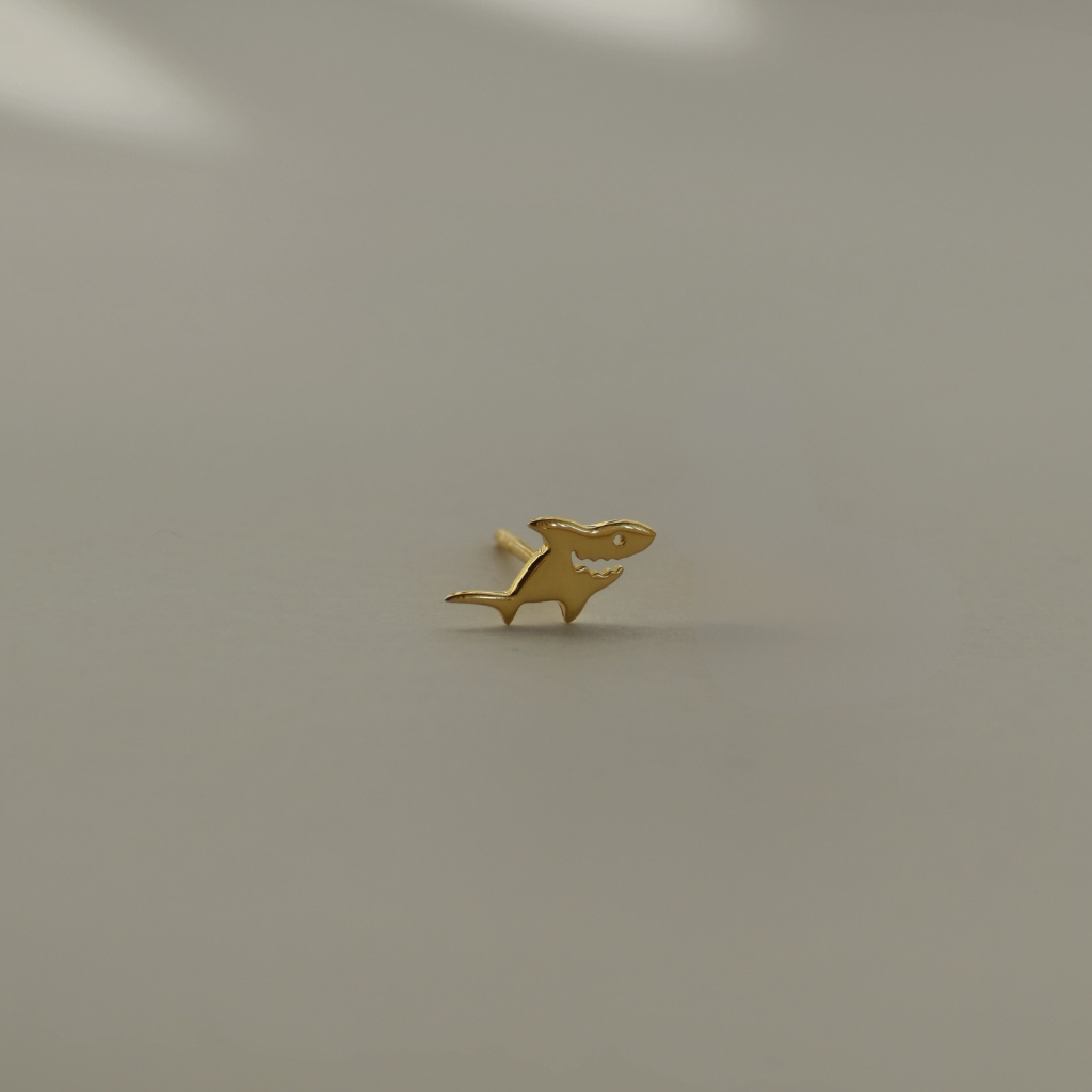 Kinderohrstecker | Henry, der Hai