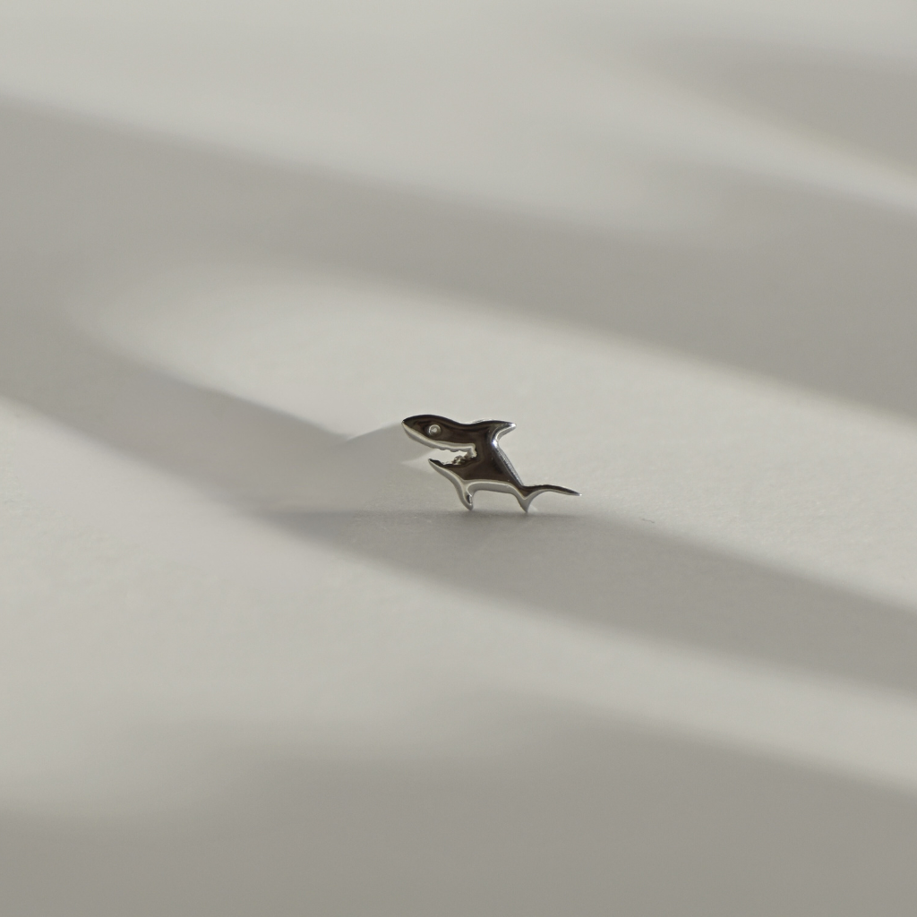 Kinderohrstecker | Henry, der Hai