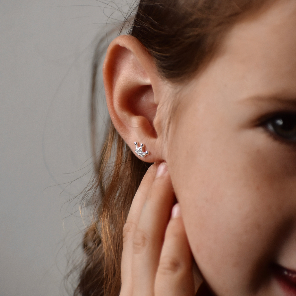 Ohrstecker Krönchen (auch einzeln erhältlich)