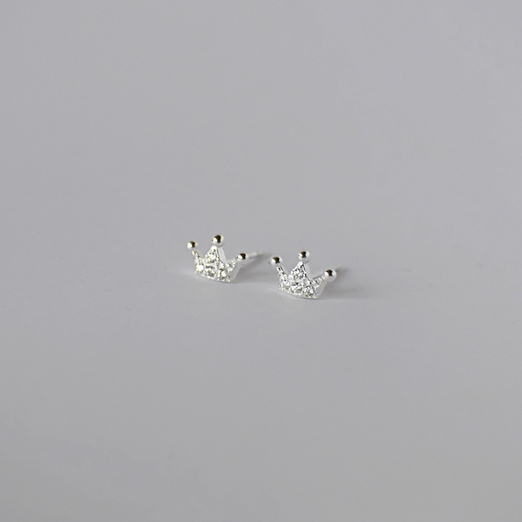 Ohrstecker Krönchen (auch einzeln erhältlich)