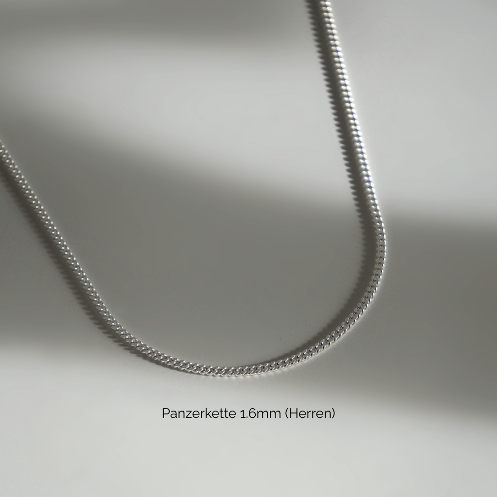 Gravurkette Leni | 2 Buchstaben | Rund, Oval