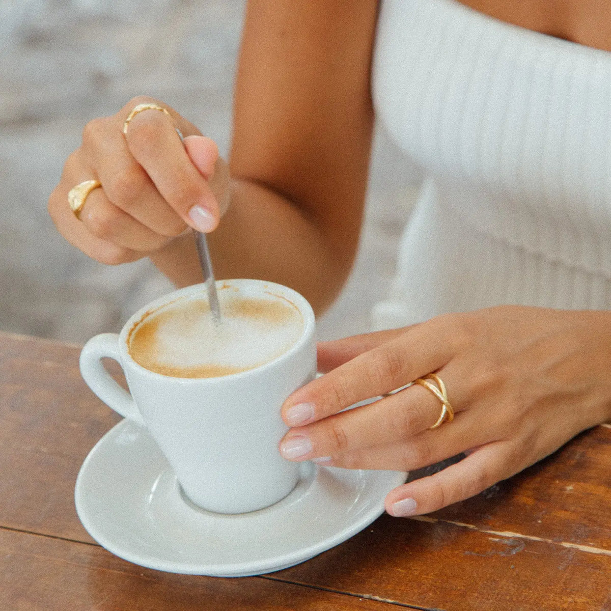 Fingerring Ambra (wasserfest)