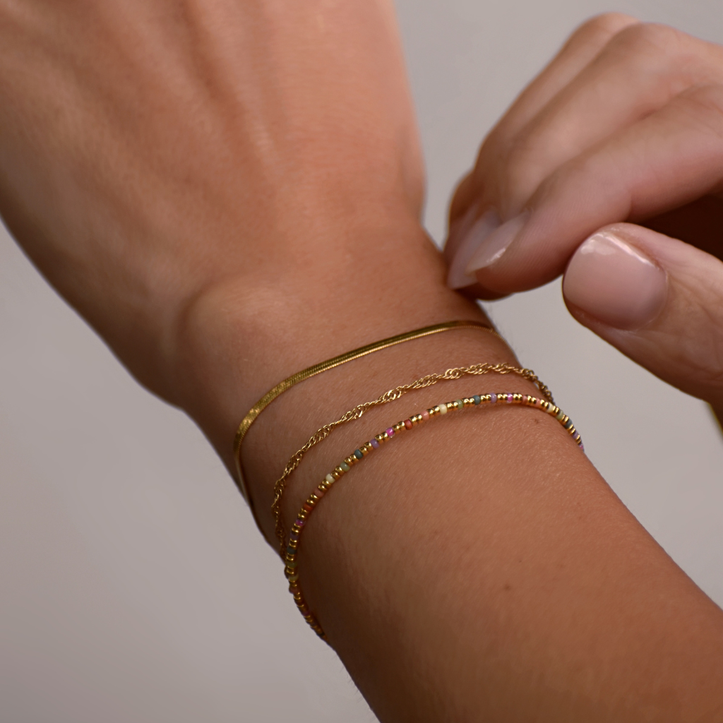 Tragebild Armkette Rainbow