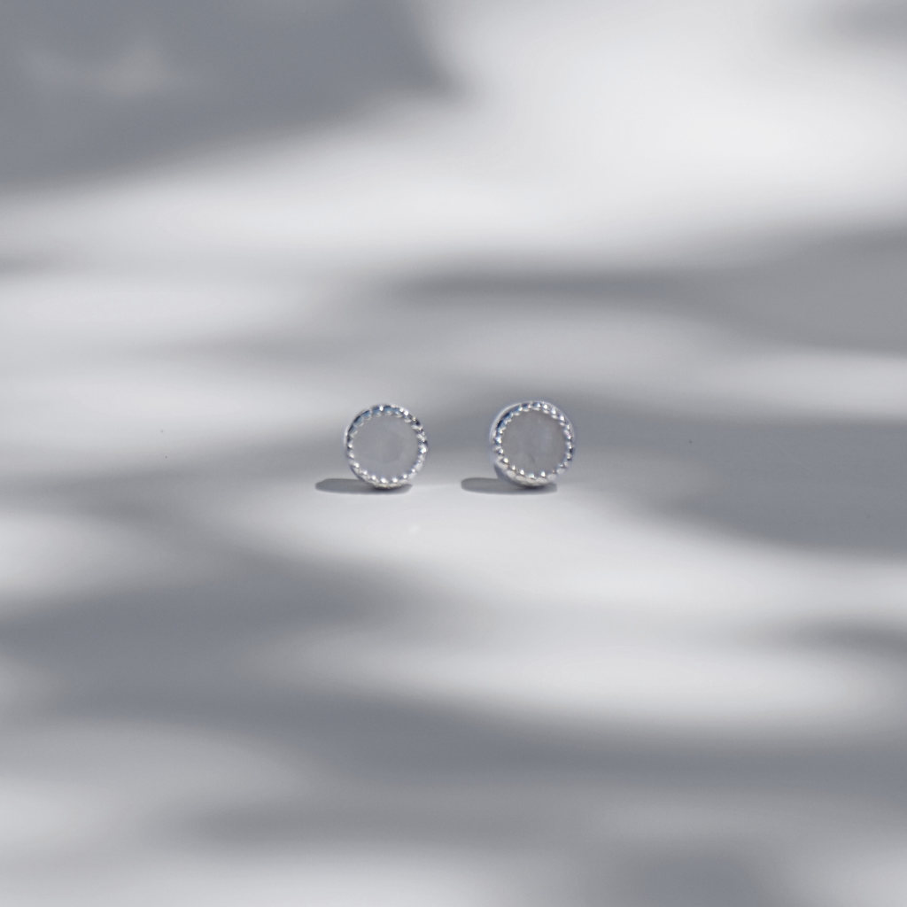 Ohrstecker Aina | Mondstein