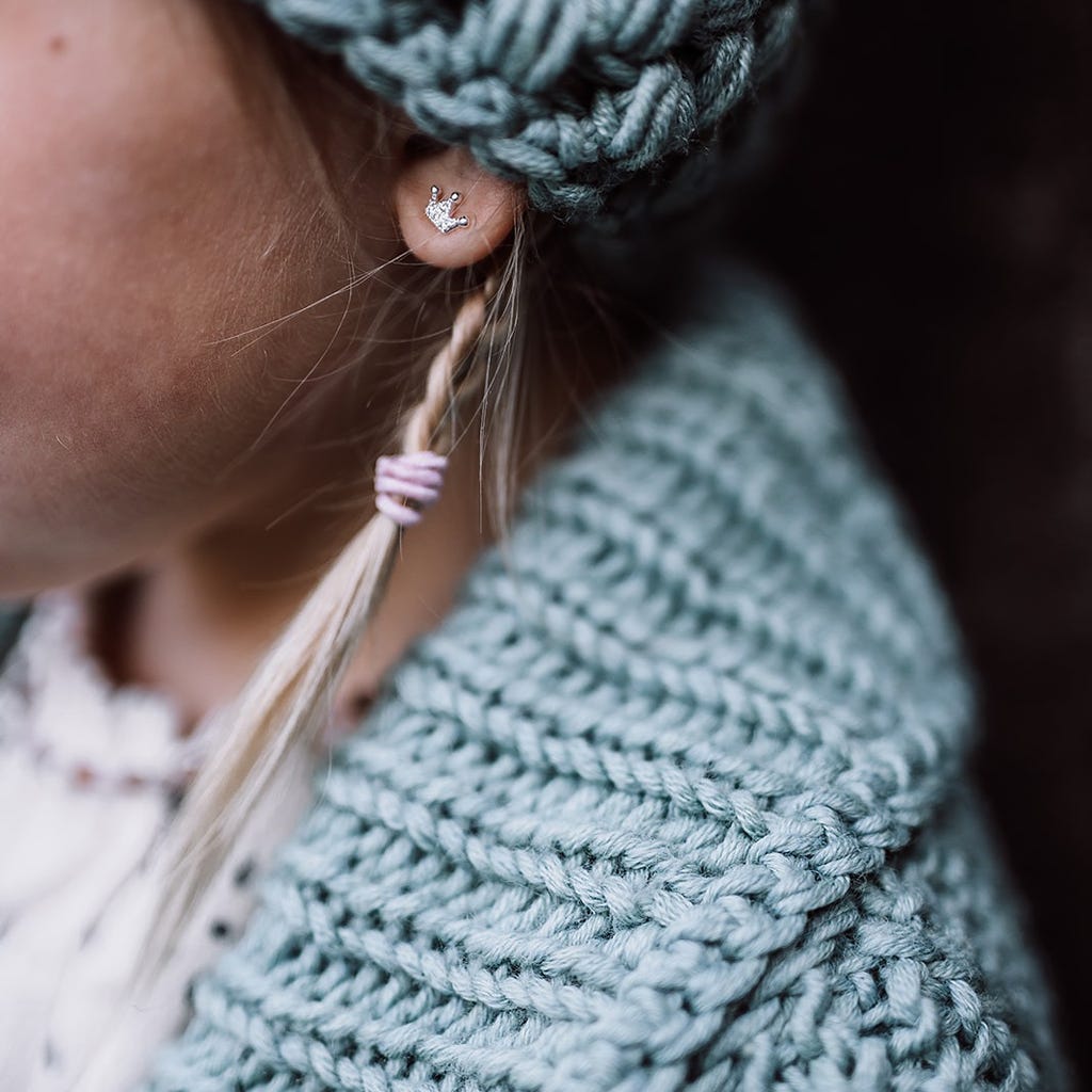 Ohrstecker Krönchen (auch einzeln erhältlich)