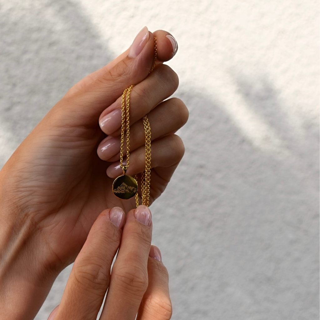 Gravurkette Elin | Fingerabdruck, Zeichnung, Handschrift