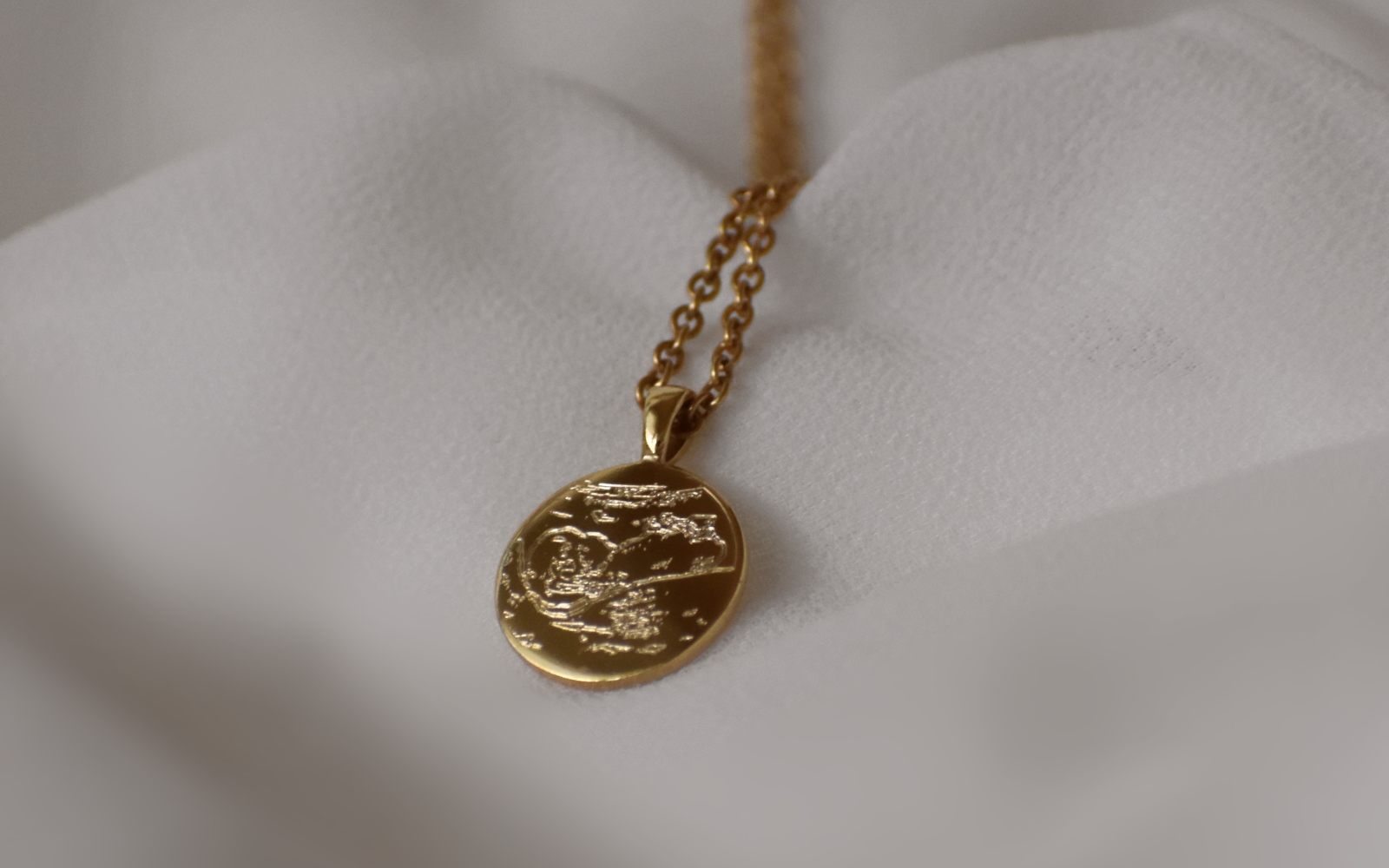 Gravurkette Sternenkind mit Ultraschallbild