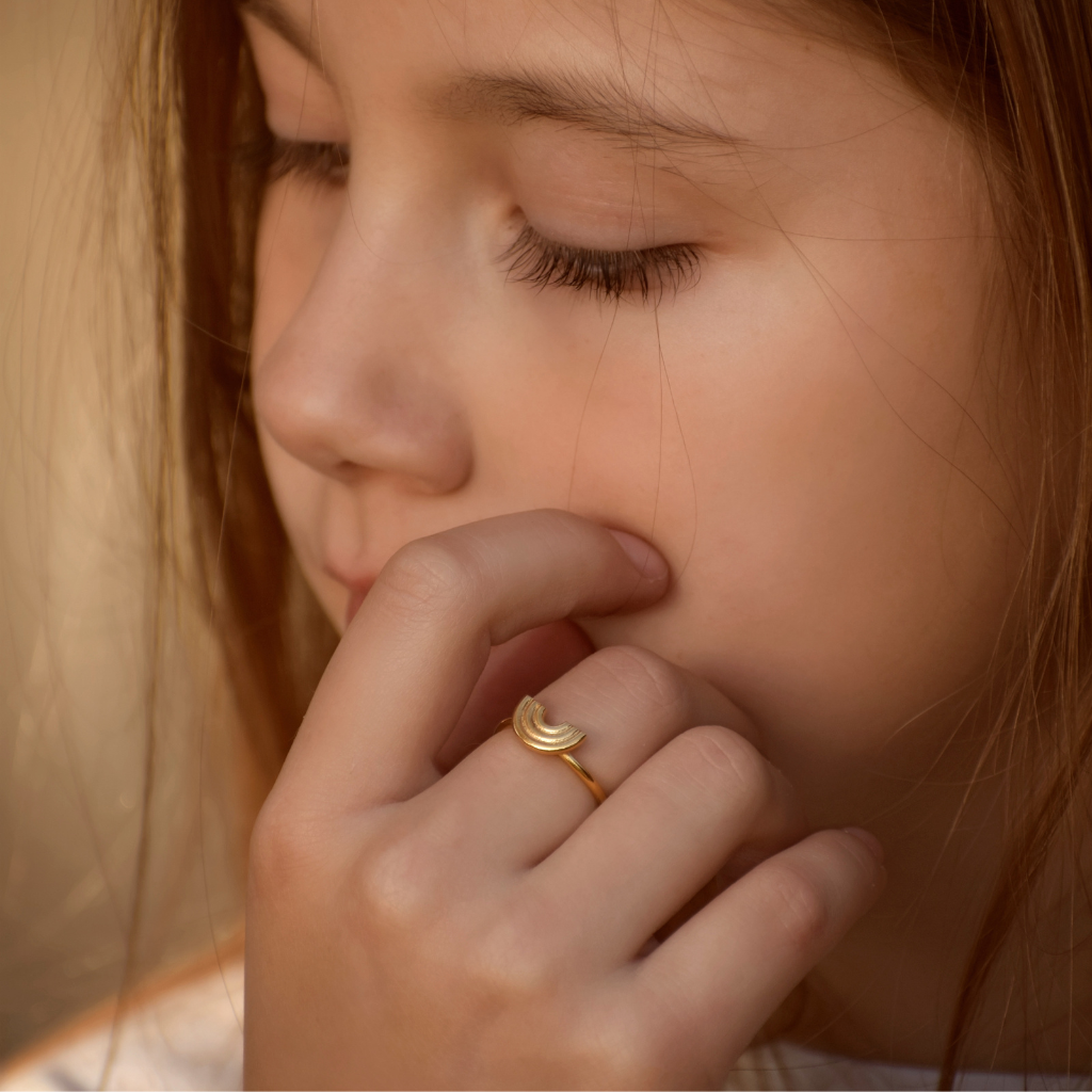 Kinderfingerring | Bibi, der Regenbogen