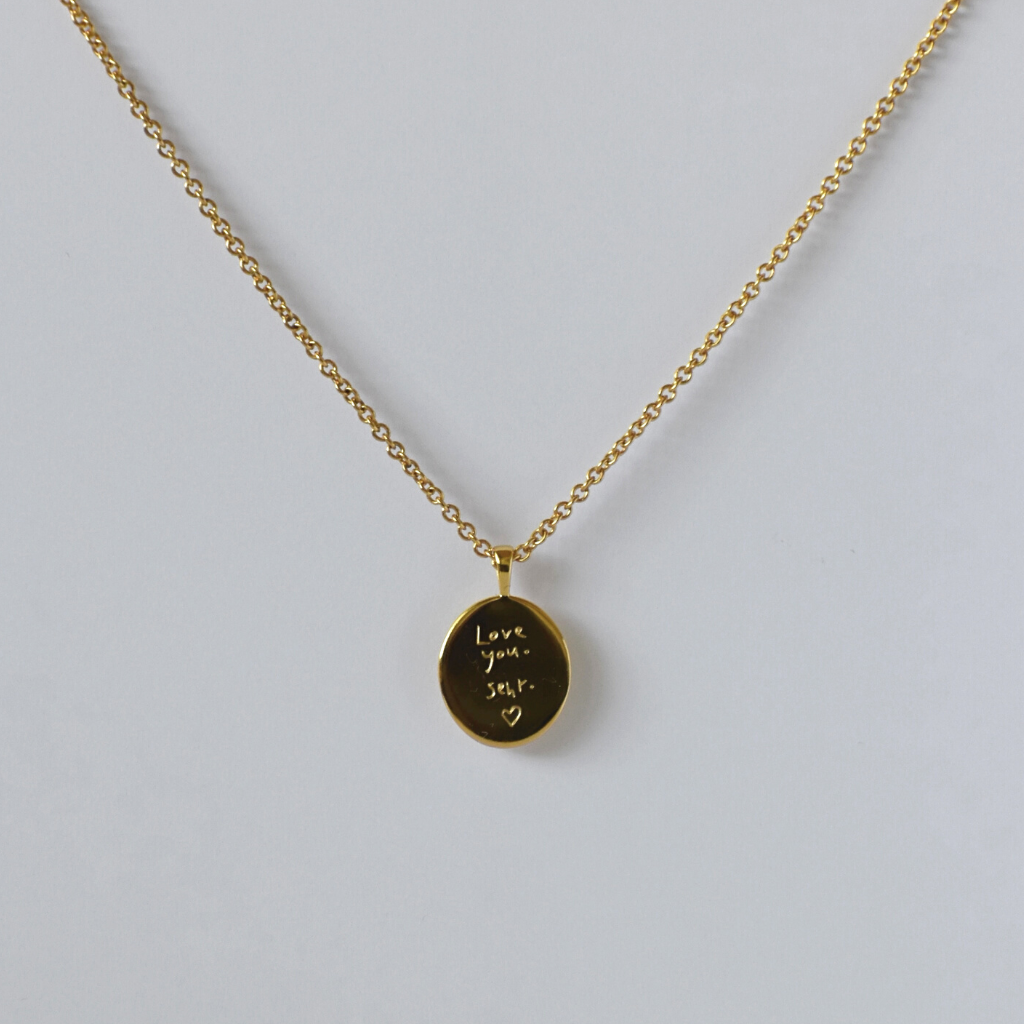 Gravurkette Juna | Fingerabdruck, Zeichnung, Handschrift