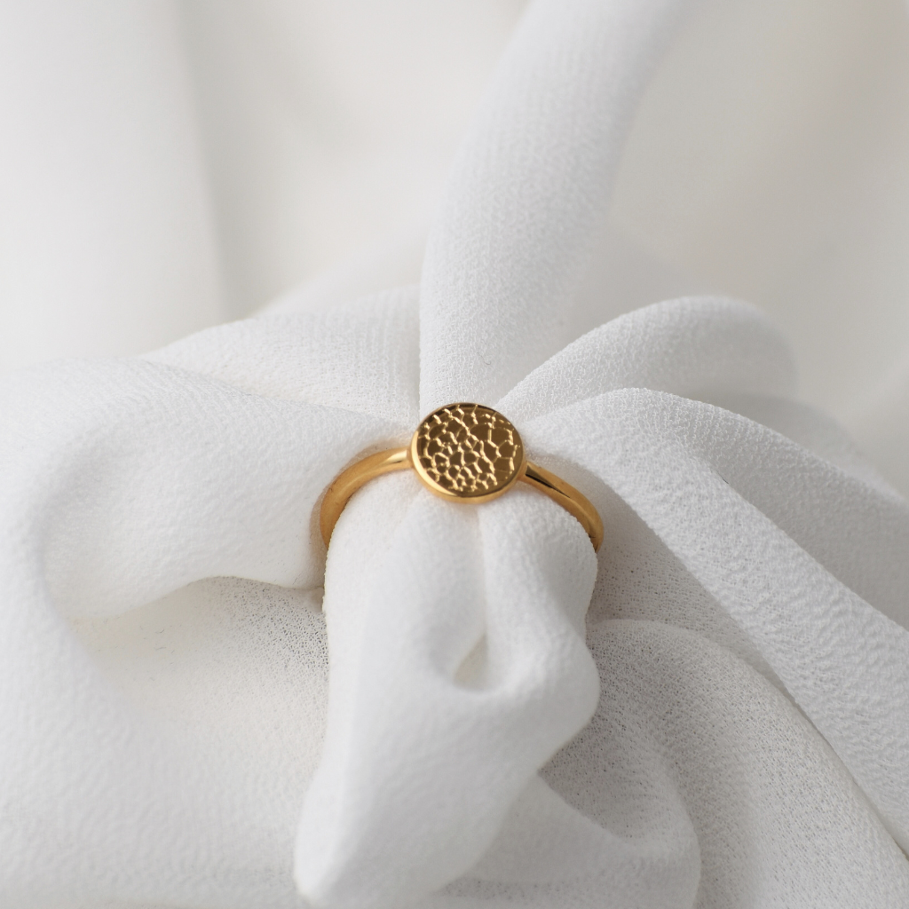 Gravur Fingerring Amea | Fingerabdruck, Hundenasenabdruck, Buchstabe
