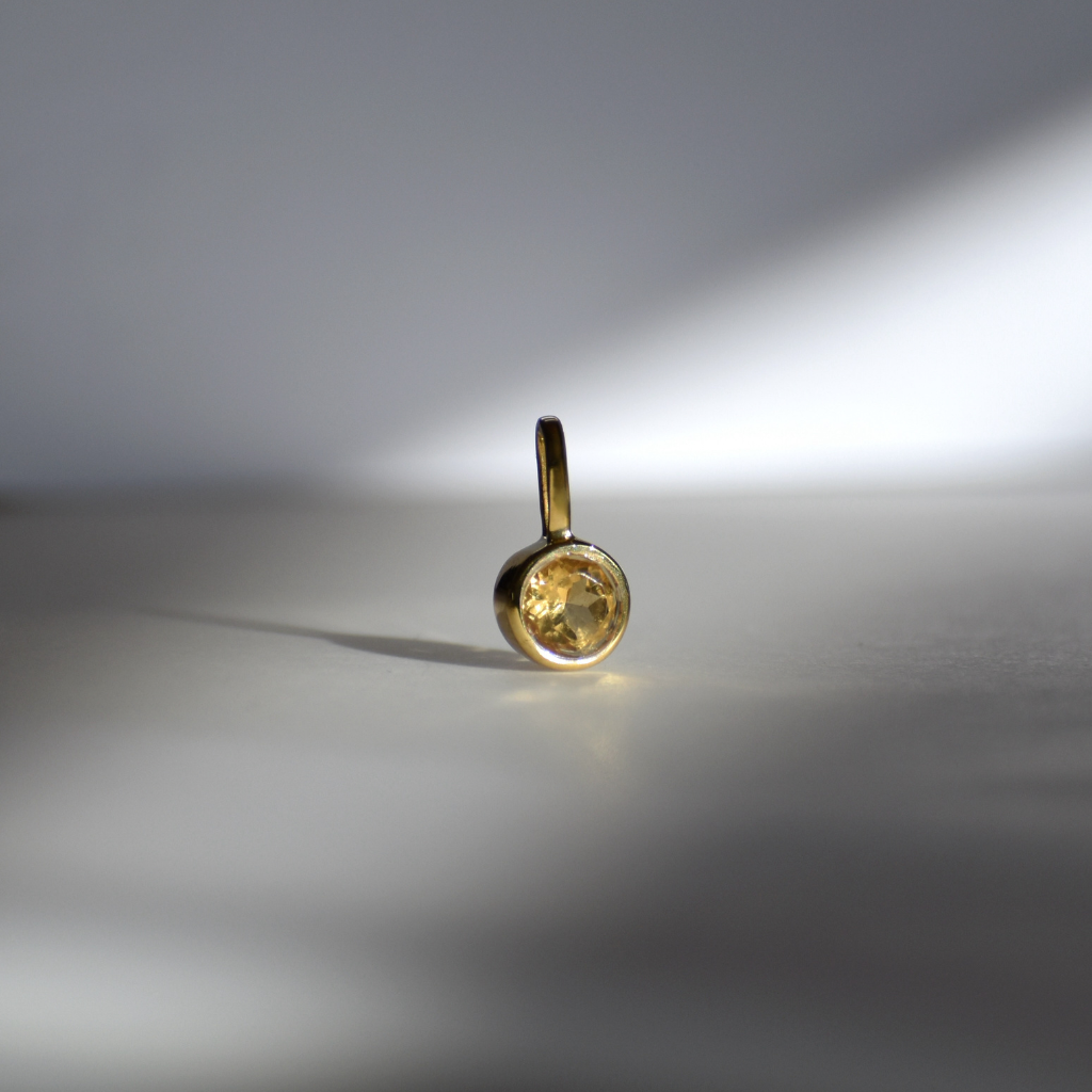 Geburtsstein Halskette November - Citrin