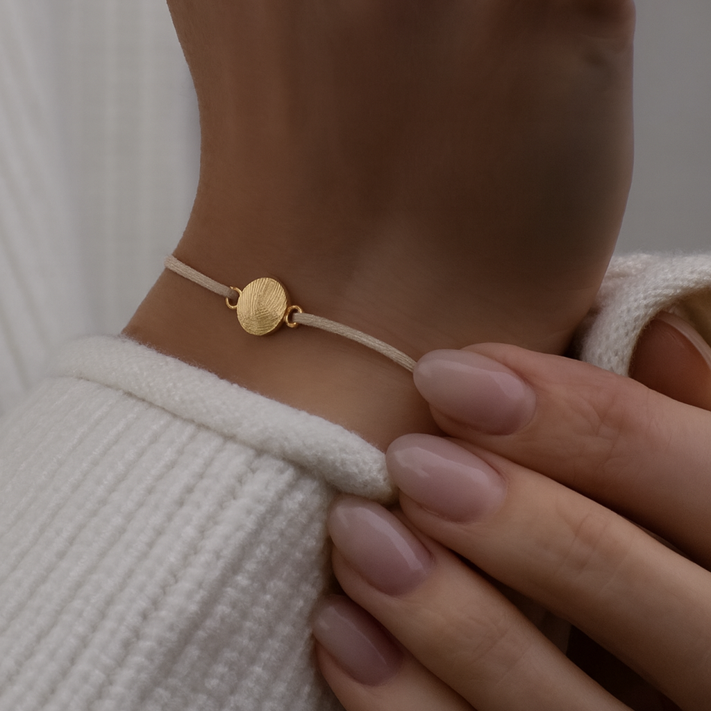 Gravur Armband Ivy | Fingerabdruck, Buchstabe, Hundenasenabdruck