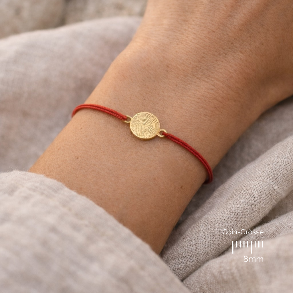 Gravur Armband Ivy | Fingerabdruck, Buchstabe, Hundenasenabdruck