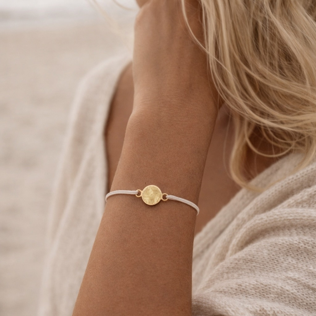 Gravur Armband Ivy | Fingerabdruck, Buchstabe, Hundenasenabdruck