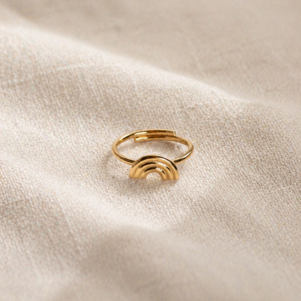 Kinderfingerring | Bibi, der Regenbogen