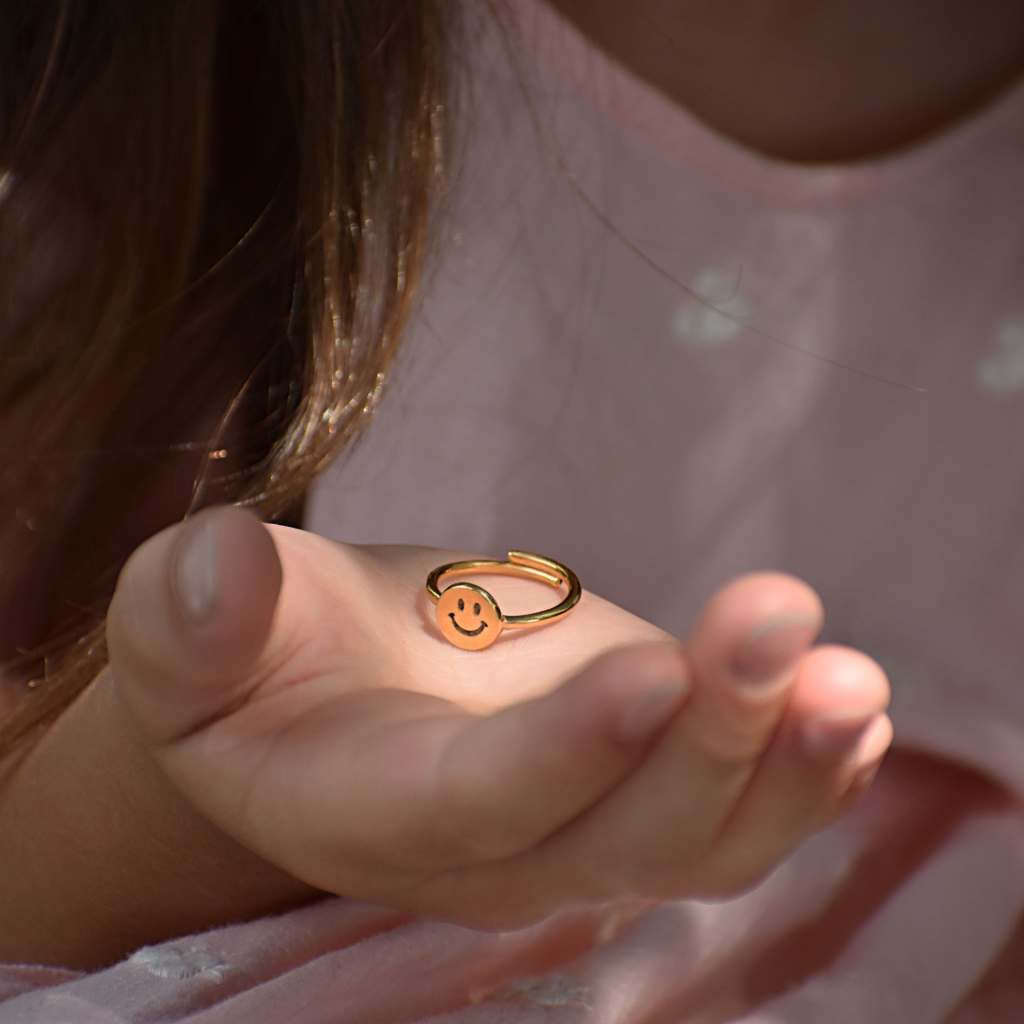 Kinderfingerring | Happy