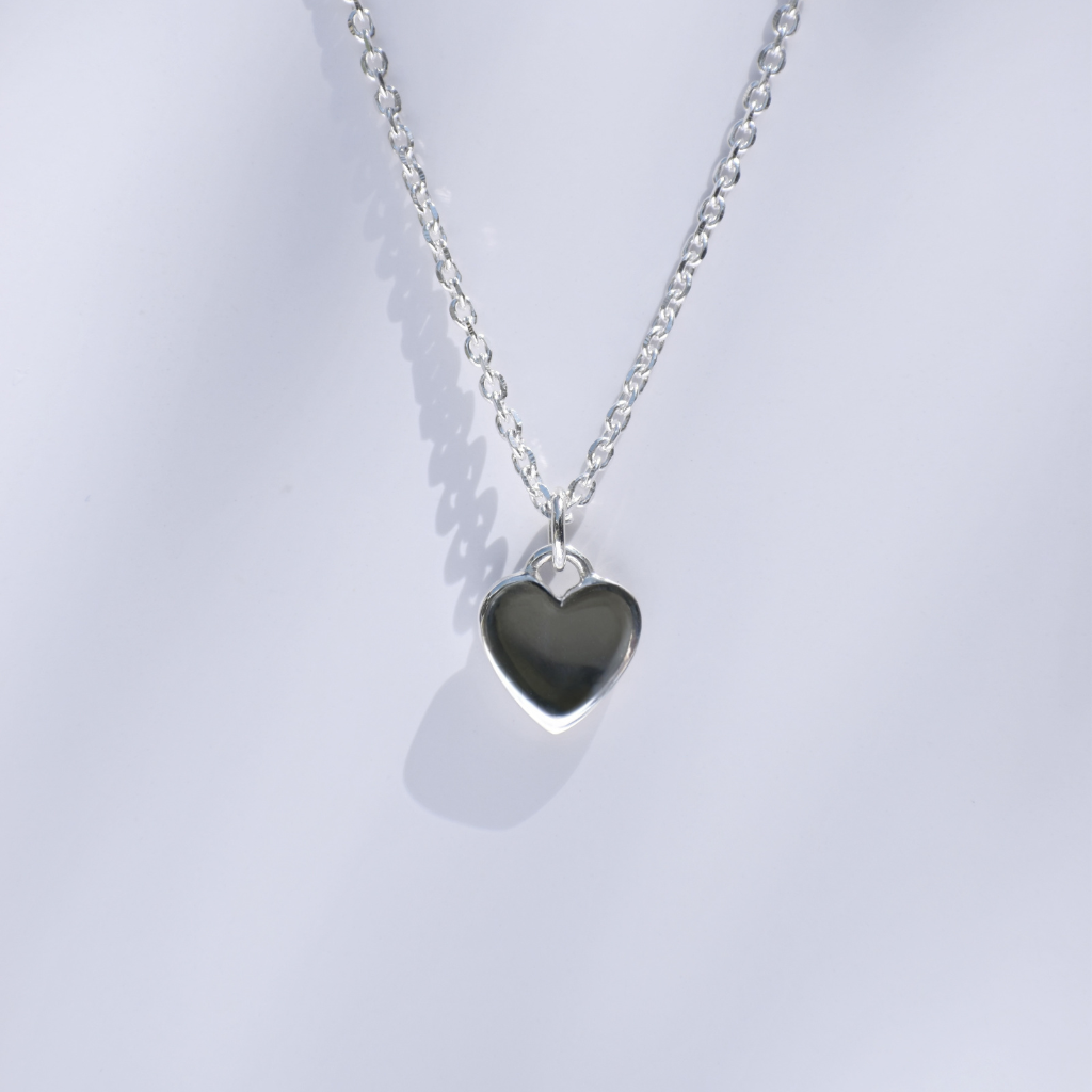 Gravurkette Herz | 1-4 Fingerabdrücke