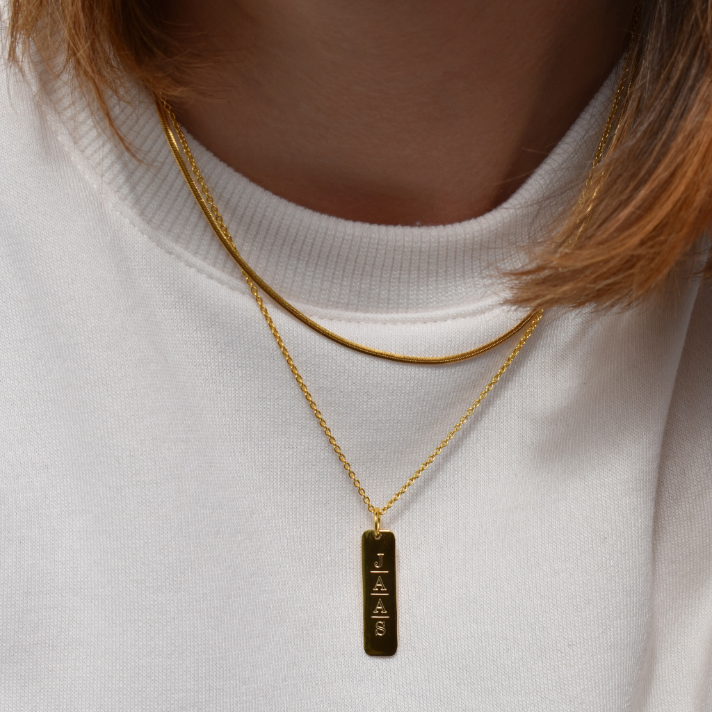 Gravurkette Naya | Initialen | Mini &amp; Maxi