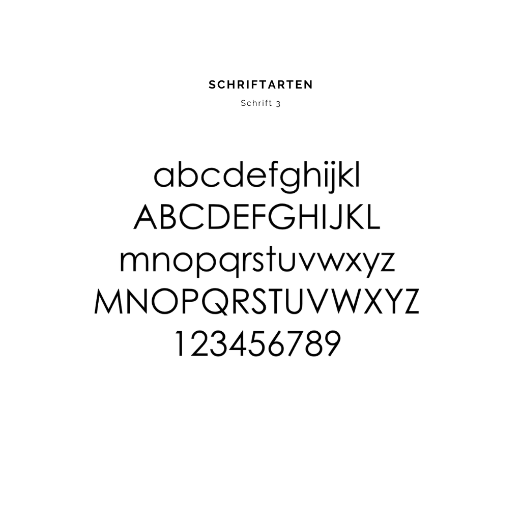 Gravurkette Naya | Text | Mini &amp; Maxi